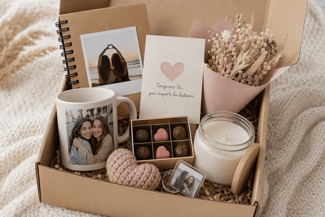 Cadeau personnalisé pour une amie qui part à l’étranger : 10 idées pour rester proches - Ecrin de Surprises