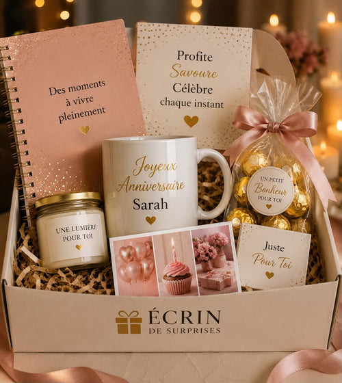 Box Cadeau Festive - Ecrin de Surprises