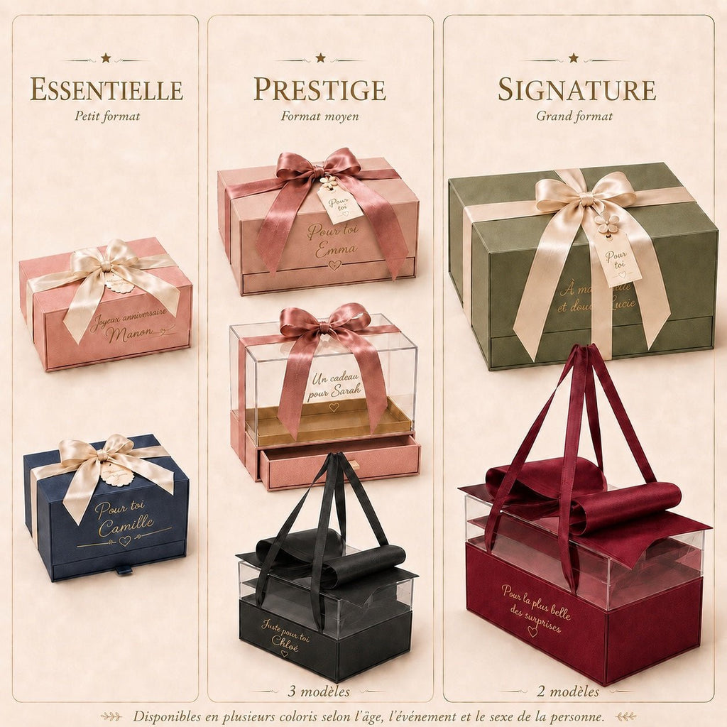 Box cadeau Festive personnalisée - Ecrin de Surprises
