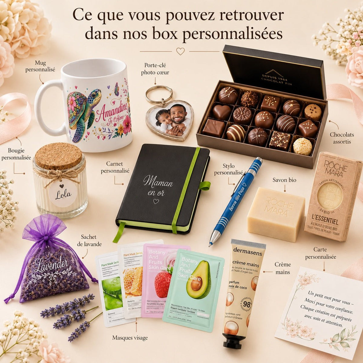 Box cadeau Passion personnalisée - Ecrin de Surprises