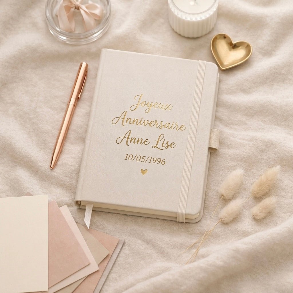 Carnet de notes personnalisable - Ecrin de Surprises