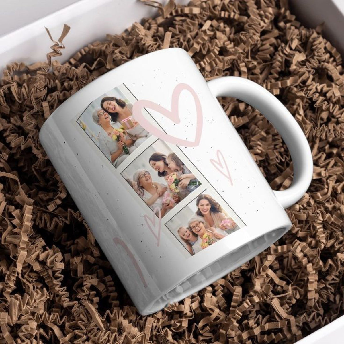 Mug personnalisé avec photo, prénom ou message - Ecrin de Surprises