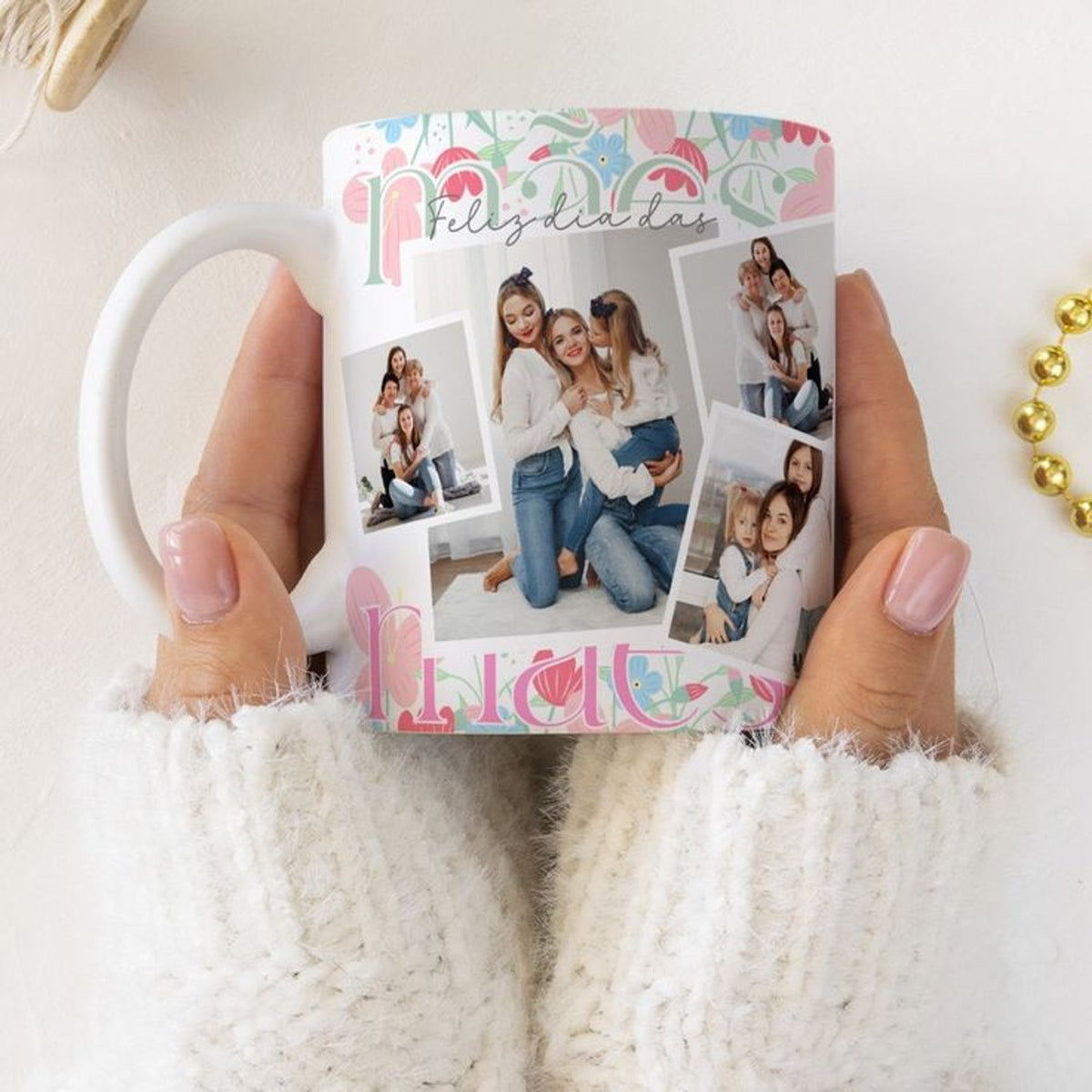 Mug personnalisé avec photo, prénom ou message - Ecrin de Surprises