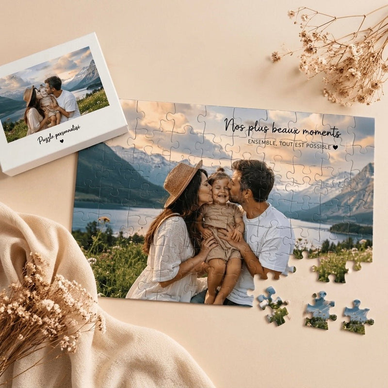 Puzzle personnalisé avec photo - Ecrin de Surprises