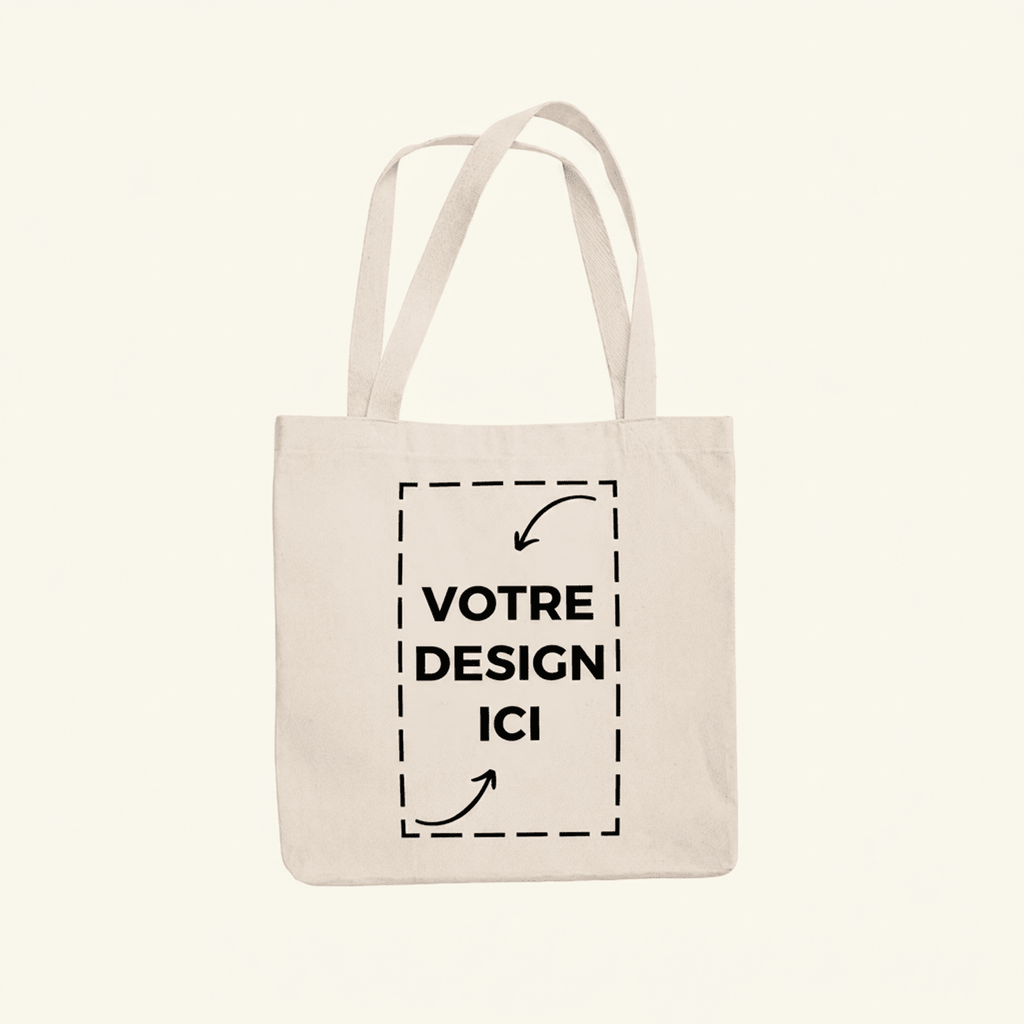 Tote bag personnalisé avec photo, prénom ou texte - Ecrin de Surprises