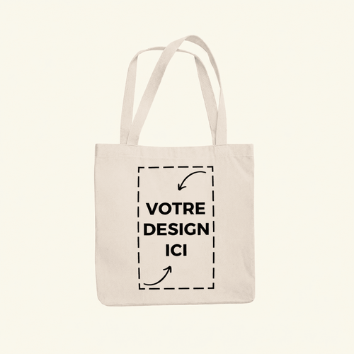 Tote bag personnalisé avec photo, prénom ou texte - Ecrin de Surprises